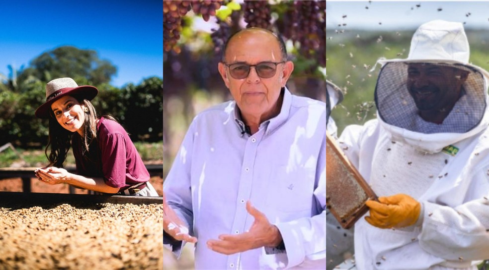 Daniele Alckmin, Jailson Lira e Joaquim Rodrigues — Foto: Arquivo pessoal, g1 e divulgação