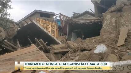 Terremoto de magnitude 6 mata mais de 800 no Afeganistão