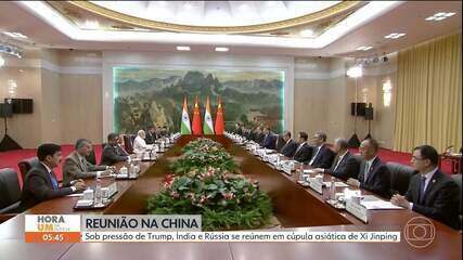 Sob pressão de Trump, Índia e Rússia se reúnem em cúpula asiática de Xi Jinping Sob pressão de Trump, Índia e Rússia se reúnem em cúpula asiática de Xi Jinping