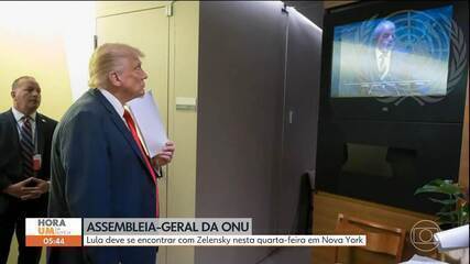 ONU divulga foto de Trump assistindo discurso de Lula
