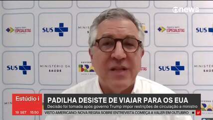 Padilha desiste de viajar para os Estados Unidos