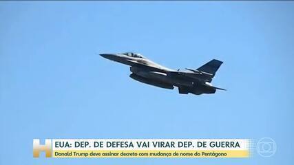 Trump vai mudar nome do Dep. de Defesa para Dep. de Guerra