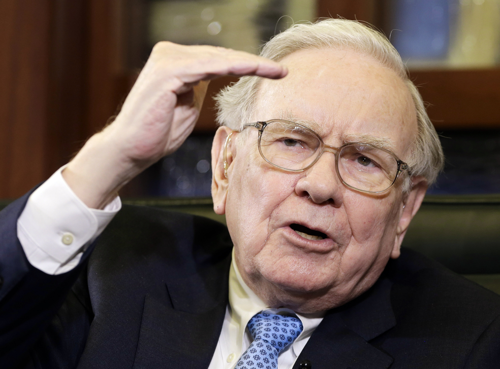 Bilionário e megainvestidor Warren Buffett — Foto: AP