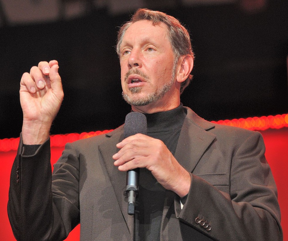 Larry Ellison, criador do Oracle: “a morte nunca fez sentido para mim” — Foto: https://commons.wikimedia.org/w/index.php?curid=8812148