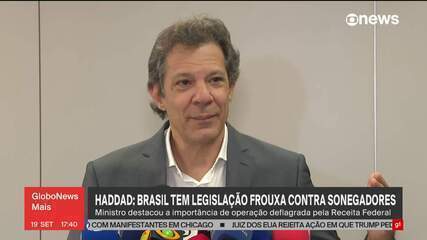 Haddad: Brasil tem legislação frouxa contra sonegadores