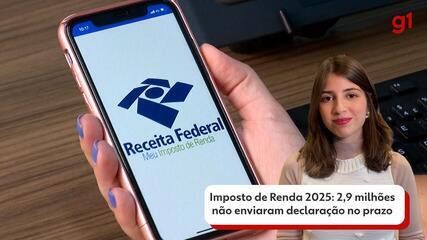 Imposto de Renda 2025: 2,9 milhões não enviaram declaração no prazo; saiba o que acontece
