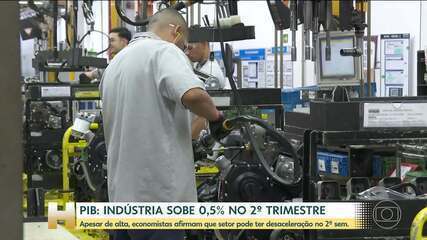 PIB: indústria sobe 0,5% no 2º trimestre PIB: indústria sobe 0,5% no 2º trimestre