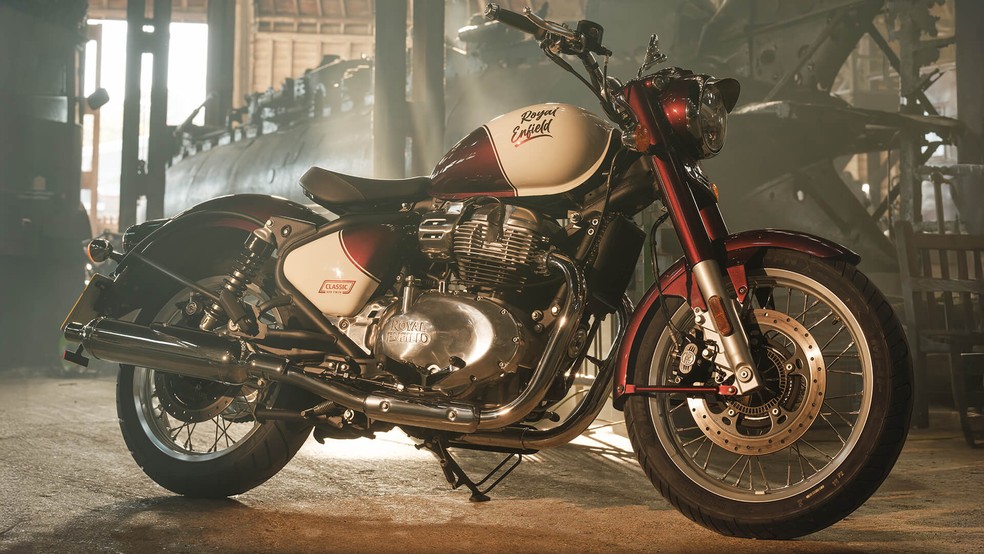 Royal Enfield Classic 650 será uma opção mais potente que a Classic 350 — Foto: Divulgação | Royal Enfield