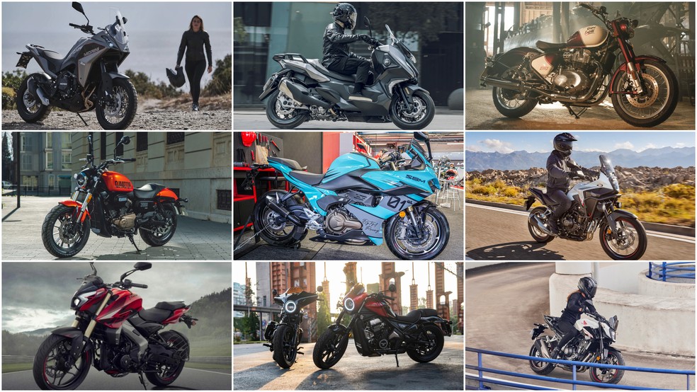 Motos do segundo semestre de 2025 — Foto: g1