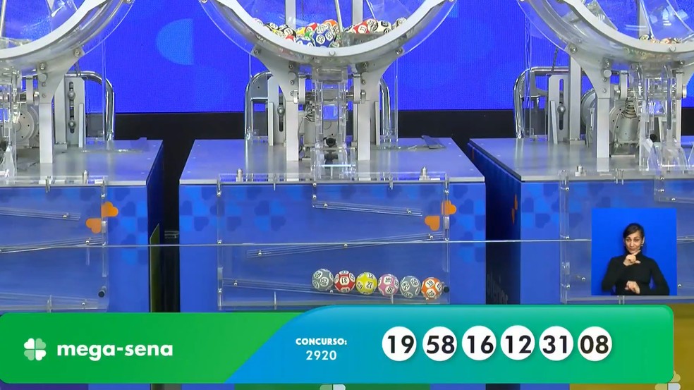 Mega-Sena 2920 — Foto: Reprodução