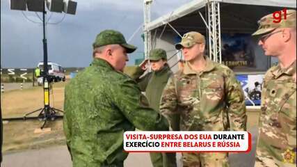 Militares dos EUA fazem visita a Belarus para monitorar manobras conjuntas com a Rússia Militares dos EUA fazem visita a Belarus para monitorar manobras conjuntas com a Rússia
