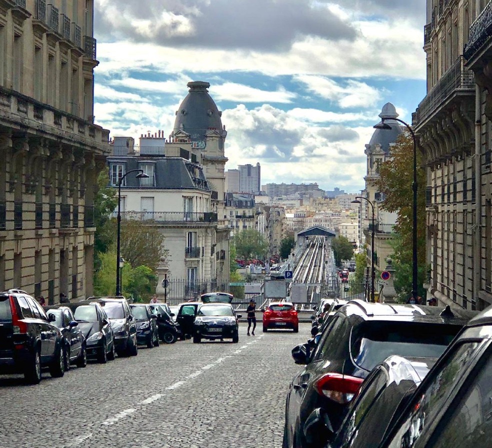Vista de rua em Paris. — Foto: Vanessa Geraldeli