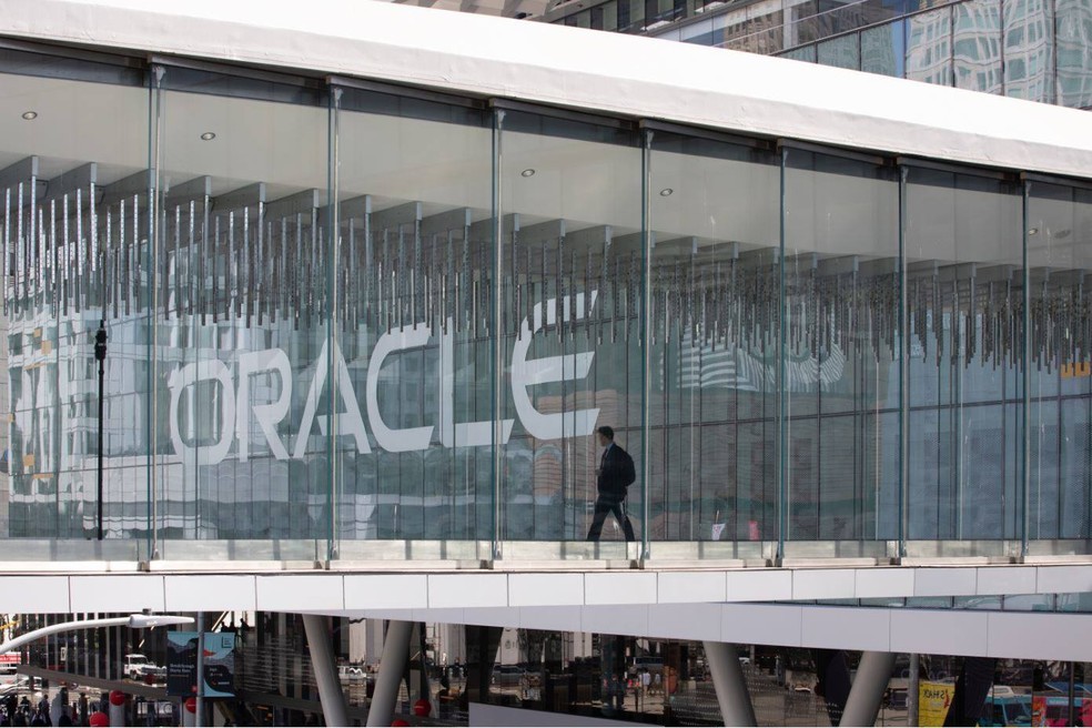 Prédio com letreiro da Oracle. — Foto: Reprodução/Oracle
