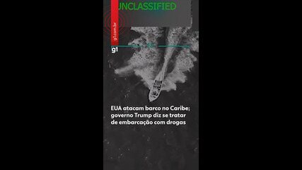 VÍDEO mostra EUA atacando barco no Caribe VÍDEO mostra EUA atacando barco no Caribe