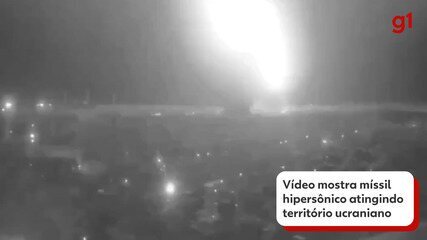 Rússia divulga imagens de novo míssil hipersônico atingindo território ucraniano Rússia divulga imagens de novo míssil hipersônico atingindo território ucraniano