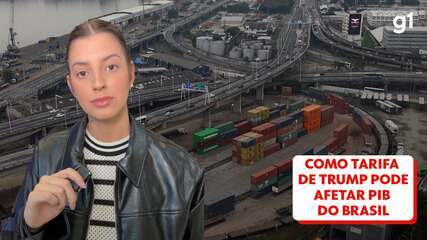 PIB do Brasil pode perder até R$ 175 bilhões com tarifa de 50% de Trump, diz estudo