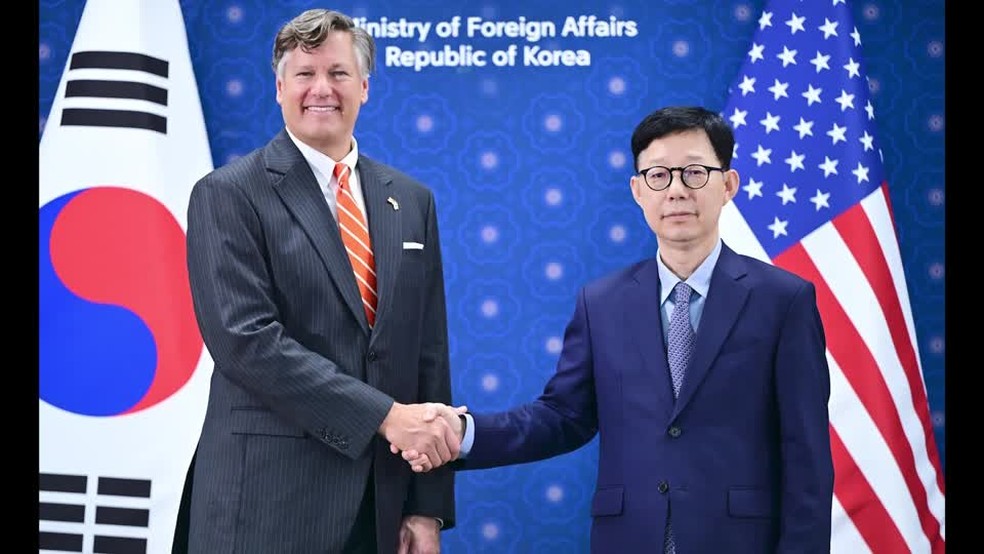 Diplomata dos EUA expressa pesar por operação de imigração contra trabalhadores coreanos, diz Coreia do Sul — Foto: Reuters