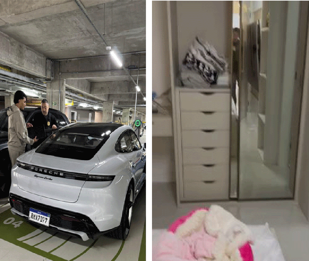 Policiais cumprem mandados de busca e apreensão de carros e entram em imóveis de investigados no esquema de fraude com o PIX em São Paulo — Foto: Reprodução/Divulgação