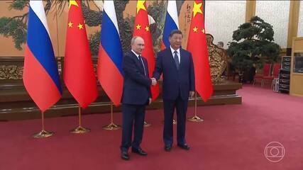 Putin diz que relação entre China e Rússia está no patamar mais alto da história Putin diz que relação entre China e Rússia está no patamar mais alto da história