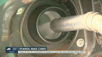 Preço do etanol é o mais alto para o mês de setembro desde 2021 no estado de São Paulo