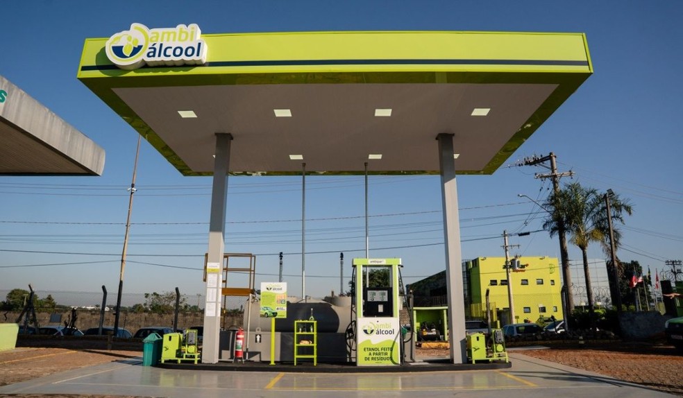 O posto de combustível próprio da empresa está localizado em Nova Odessa — Foto: Divulgação/Ambipar