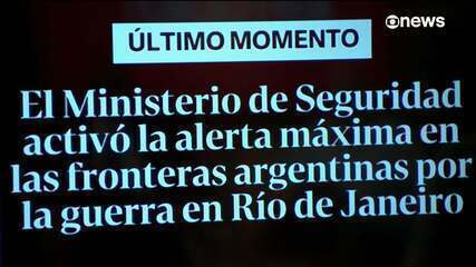 Argentina declara alerta máximo na fronteira com o Brasil