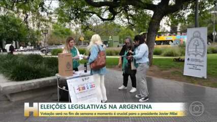 Eleições legislativas na Argentina serão neste domingo (26)