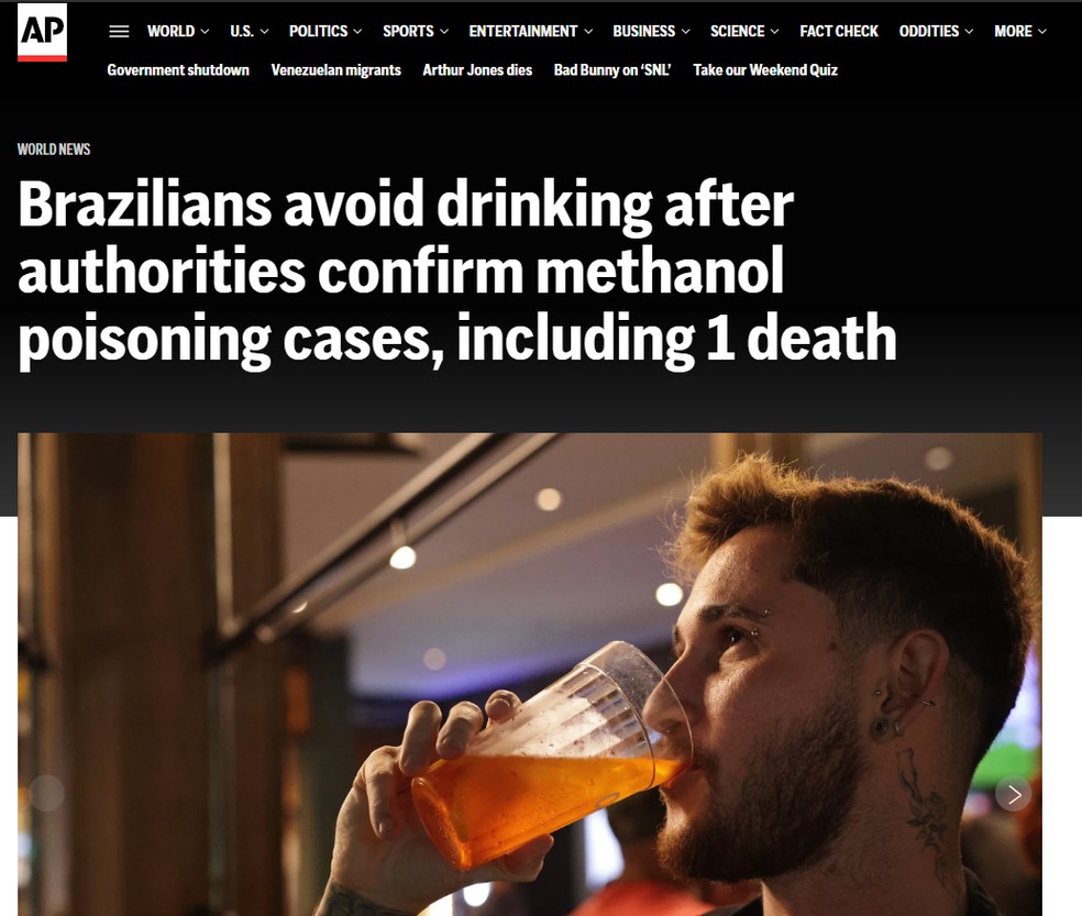 Associated Press — Foto: Associated Press/Reprodução