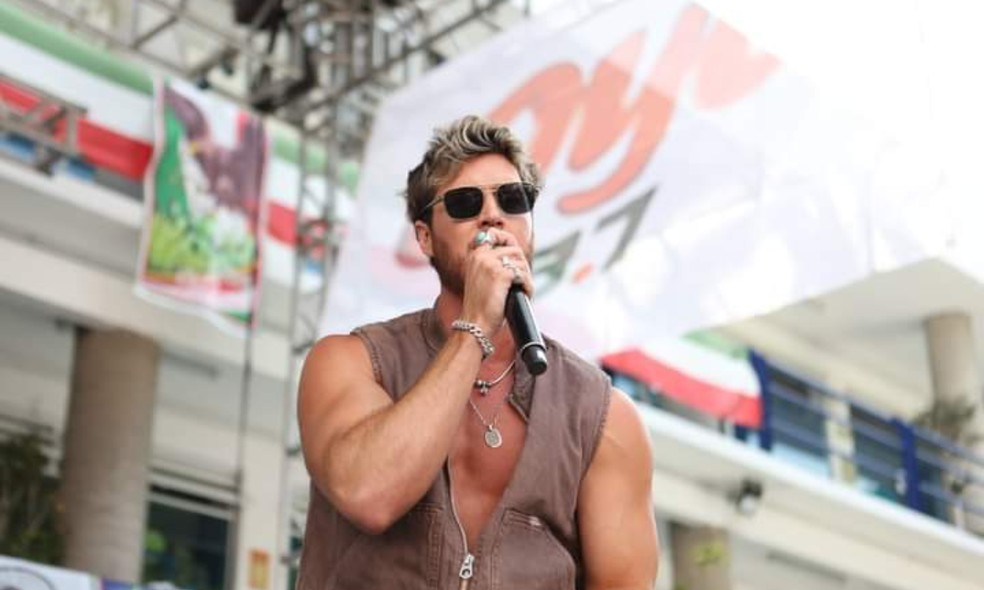 Cantor e modelo argentino estava para estrear sua participação no reality show mexicano "Hoy" — Foto: Reprodução Redes/X @FedeDorcaz