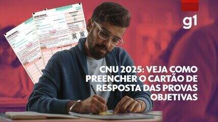 CNU 2025: veja como preencher o cartão de resposta das provas objetivas