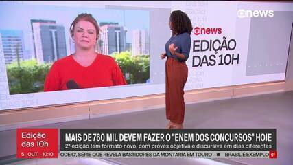 Provas objetivas do CNU ocorrem neste domingo (5), a partir das 13h