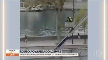 Roubo ao Louvre: peritos analisam amostras de DNA coletadas no local do crime