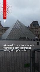 Museu do Louvre amanhece fechado e com segurança reforçada após roubo de joias
