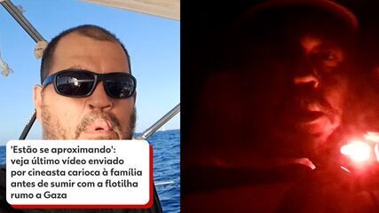 Veja último vídeo enviado por cineasta carioca à família antes desaparecer rumo a Gaza