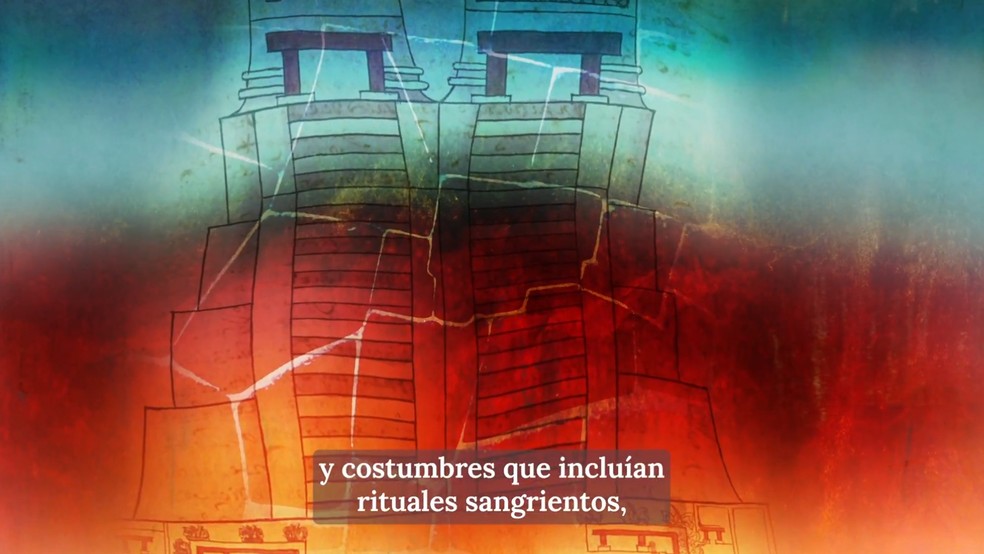 Postagem diz que os povos originários encontrados tinham costumes que incluíam rituais sangrentos. — Foto: Reprodução/X