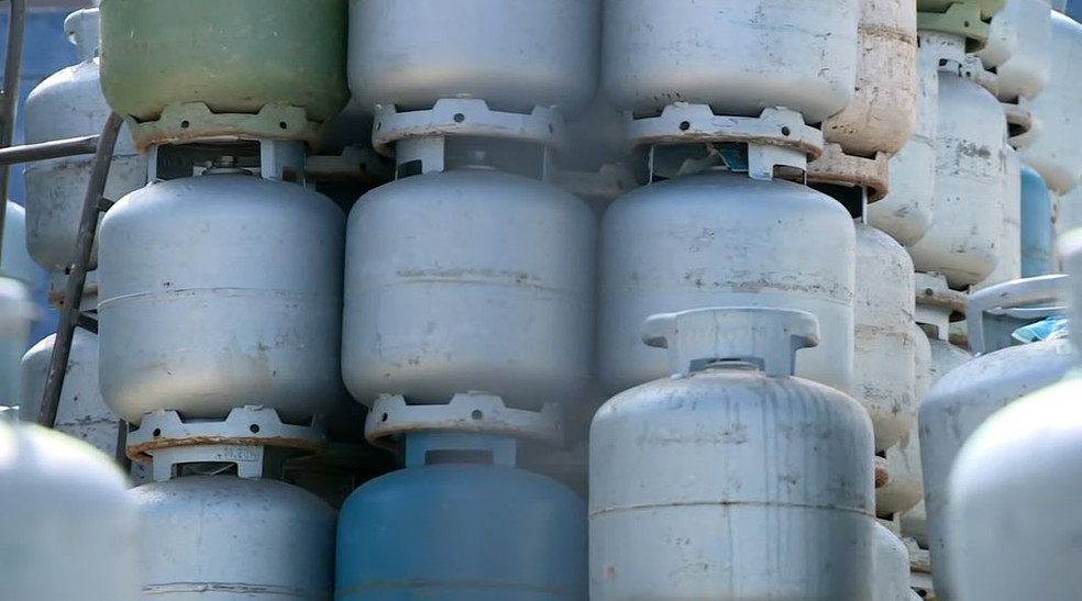 Gás de cozinha — Foto: Reprodução/EPTV