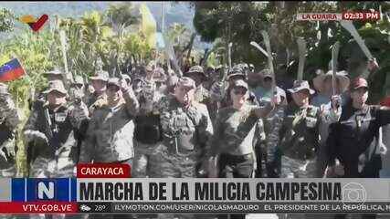 Venezuela mobiliza militares contra possível invasão dos Estados Unidos