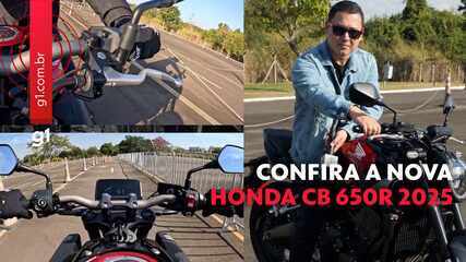 Confira a nova Honda CB 650R 2025