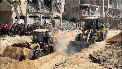 Hamas usa escavadeiras para procurar corpos de reféns
