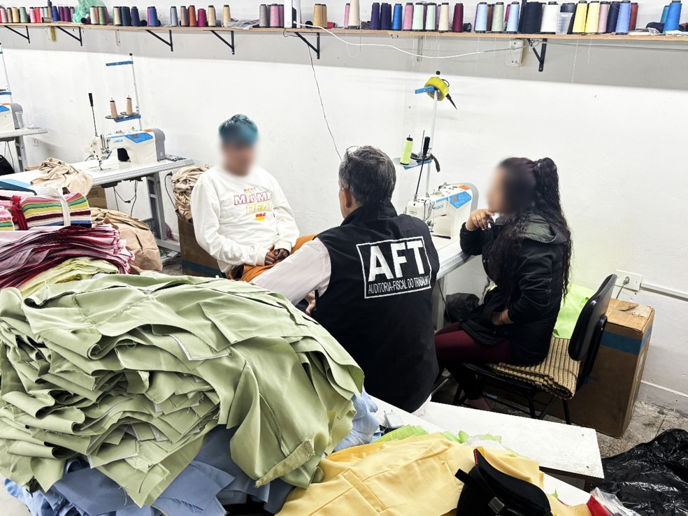 36 bolivianos em situação análoga à escravidão em oficinas de costura em São Paulo — Foto: Secretaria de Inspeção do Trabalho (SIT) do Ministério do Trabalho e Emprego (MTE)