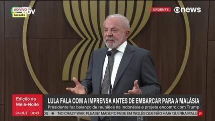 Lula trata como certa reunião com Trump na Malásia e lista pontos que pretende negociar
