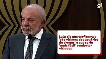 Lula: traficantes seriam “vítimas” dos usuários de drogas