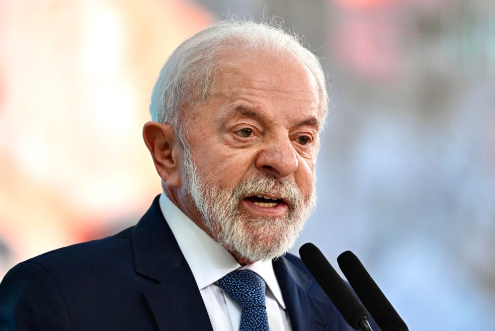 Lula durante evento em 18 de setembro de 2025 — Foto: Evaristo Sa / AFP