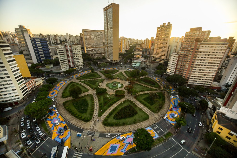 Praça Raul Soares, em BH — Foto: Cadu Passos
