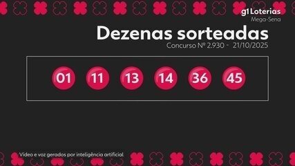 G1 | Loterias - Mega-Sena 2930