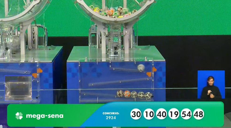 Mega-Sena, concurso 2.924 — Foto: Reprodução/Caixa
