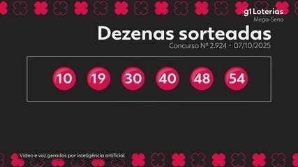 G1 | Loterias - Mega-Sena 2924