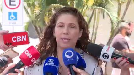 Ministra da Gestão visita local de prova do CNU em Brasília
