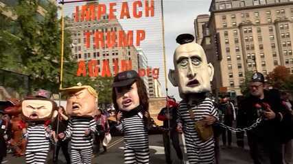 Milhares saem às ruas nos EUA e na Europa em protestos ‘No Kings’ contra Donald Trump