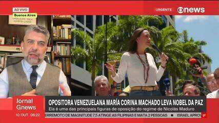 Ariel Palácios: Nobel da Paz para María Corina Machado é duro golpe político para Maduro